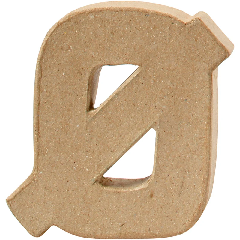 Pappbokstav, Ø, H: 10 cm, tjocklek 2 cm, 1 st. [HOB-26595]