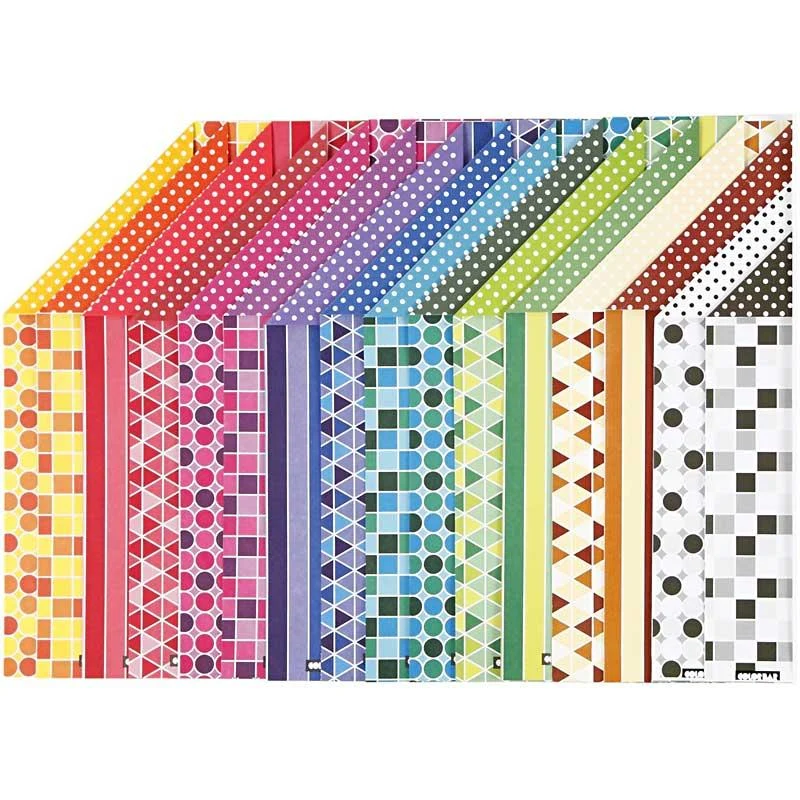 Colorbar Rivkartong, A4, ark 210x297 mm, 250 g, 16 mix. ark/ 1 förp. [HOB-26320]