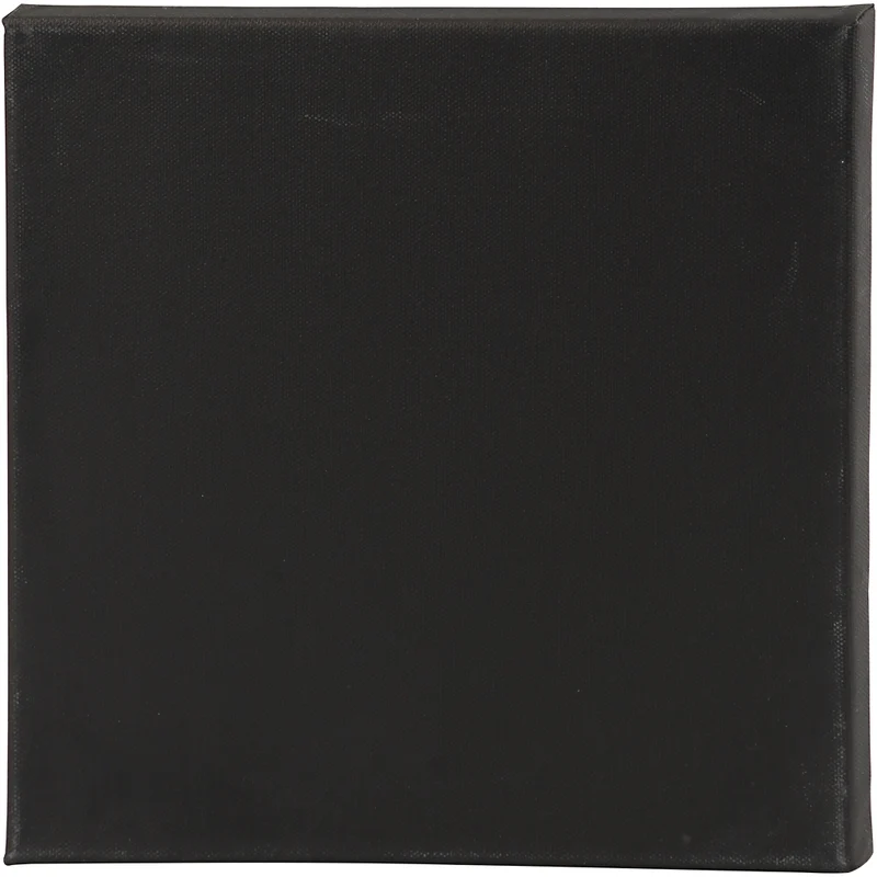 Målarduk, D: 1,6 cm, stl. 30x30 cm, 360 g, svart, vit, 10 st./ 1 förp. [HOB-25764]