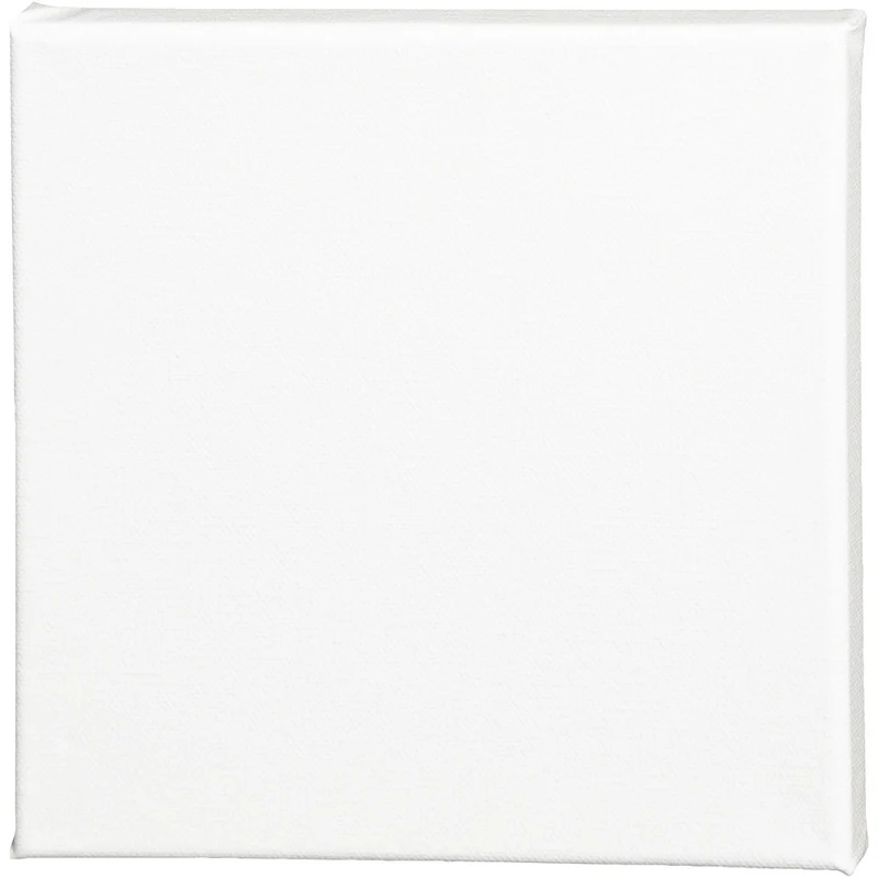 Målarduk, D: 1.6 cm, stl. 20x20 cm, 360 g, vit, 10 st./ 1 förp. [HOB-25702]