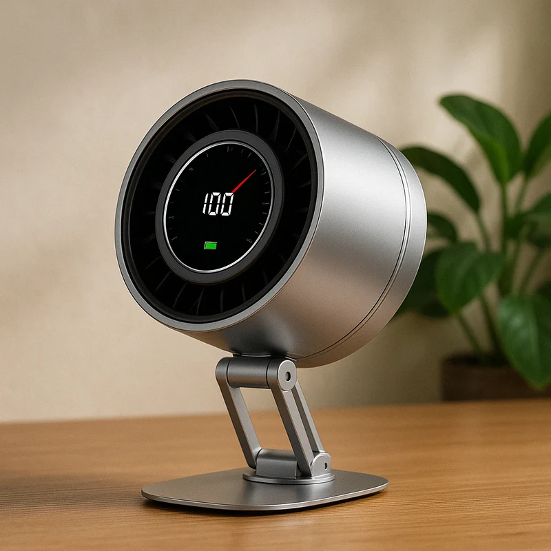 Ultra-Quiet Digital Display Bladeless Fan