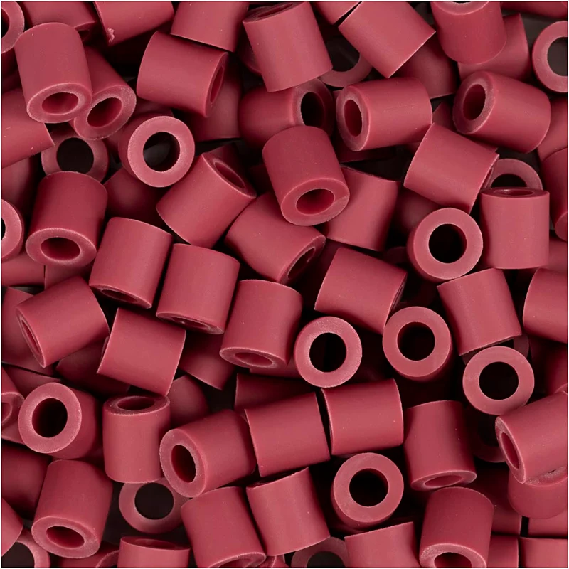 NABBI BioBeads, stl. 5x5 mm, Hålstl. 2,5 mm, medium, burgundy, 1000 st./ 1 förp. [HOB-9067640]