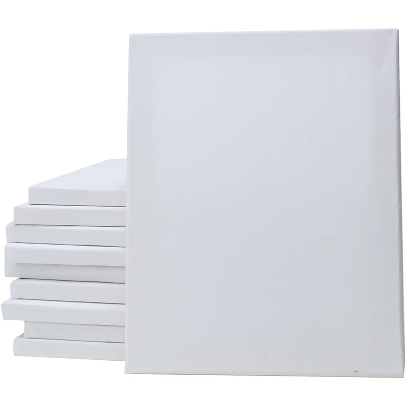 Målarduk, D: 1,6 cm, stl. 40x50 cm, 280 g, vit, 20 st./ 1 förp. [HOB-980375]