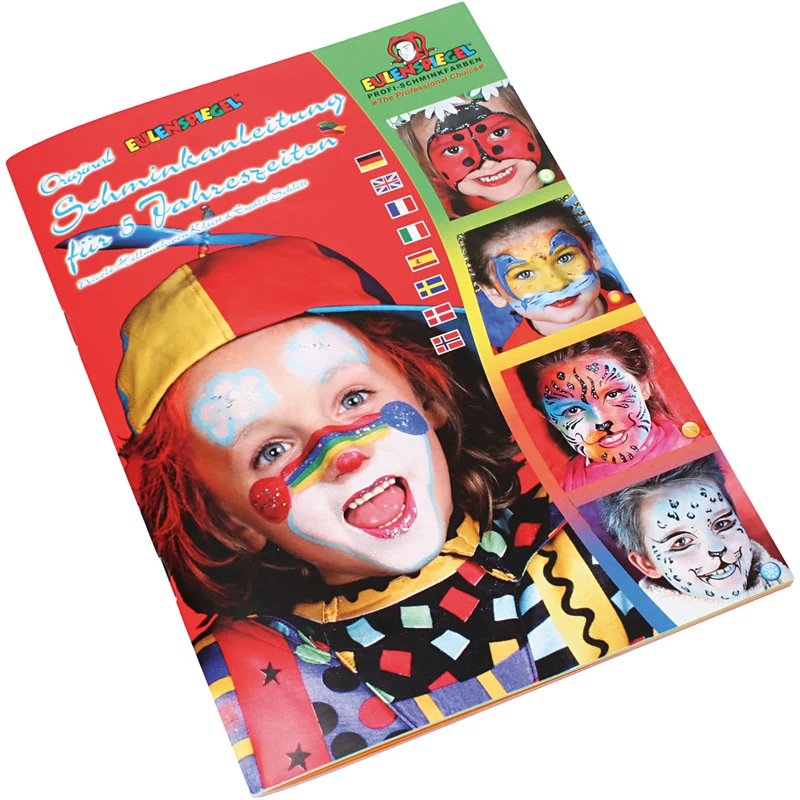 Eulenspiegel ansiktsmålningshäfte, 19 ansiktsfärgsdesigner, 1 st. [HOB-841151]