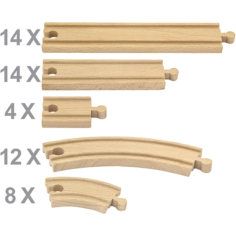 VIGA tågskenor, 52 delar/ 1 set [HOB-908536]