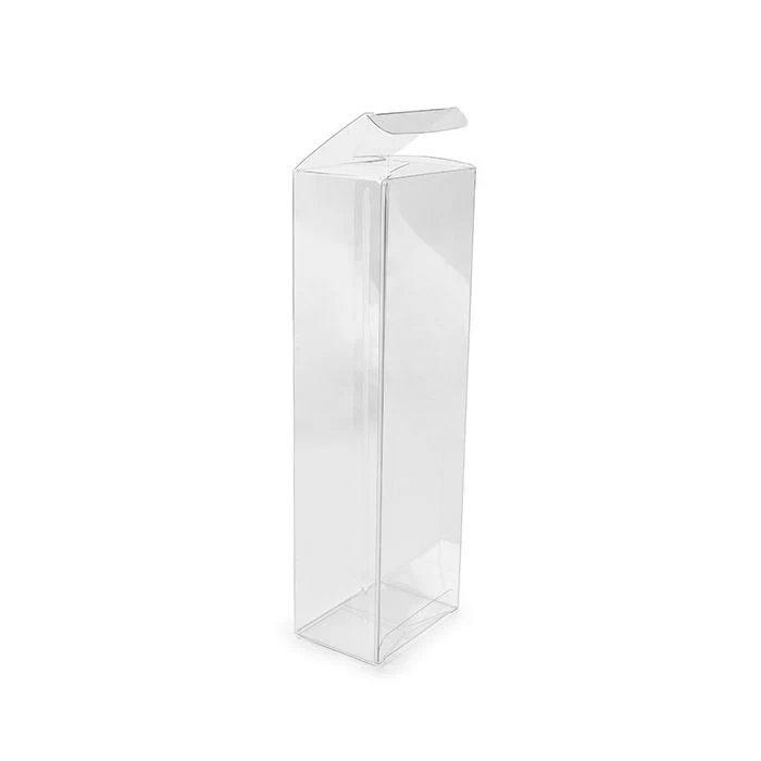 Presentaskar av plast 6,8x4,9x22,7 cm Kristallklart (25 st) [FPB262]
