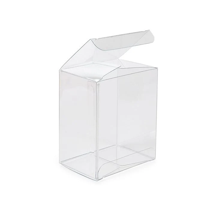 Presentaskar av plast 6,8x4,9x8,3 cm kristallklart (25 st) [FPB261]