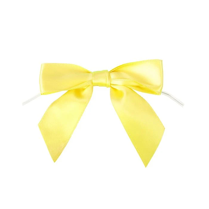 Bågar förbundna 8,9 cm gul (25 st) [BOWYW]