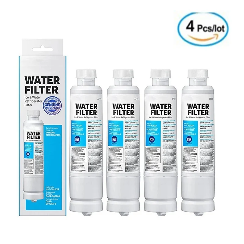 Samsung DA29-00020B Refrigerator Water Filter Replacement – HAF-CIN/EXP Compatible, PPF Cotton, 3/4/5 Pack