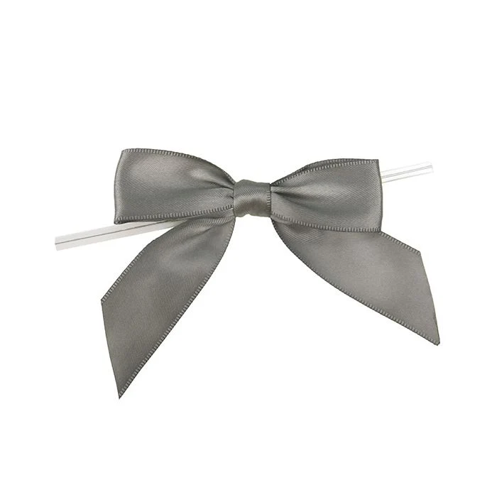 Bågar förbundna 8,9 cm Grå (25 st) [BOWGY]