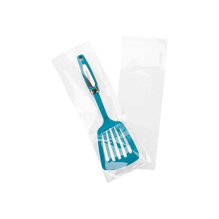 Plastpåsar 12,5x31 cm genomskinliga skal- och förslutningsbara påsar (100 st) [B413S]