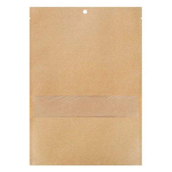 Kraftpåsar Förseglingsbar 10,2x15,2cm med Fönster (100 st) [KHS46MW]