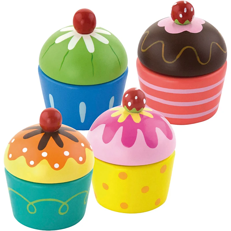 VIGA cupcakes, stl. 4x5,5 cm, 4 delar/ 1 förp. [HOB-907721]