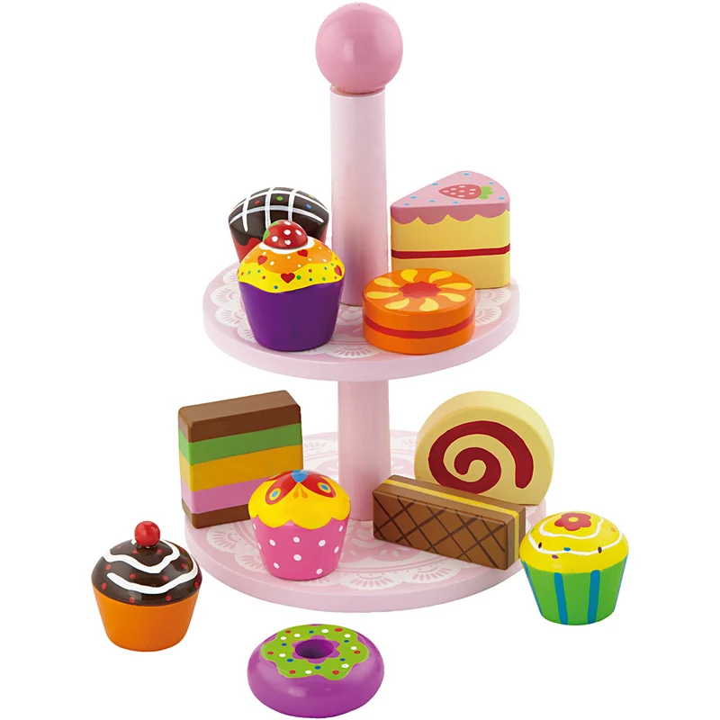 VIGA cupcakes med kakfat, stl. 25,5 cm, 1 set [HOB-907720]