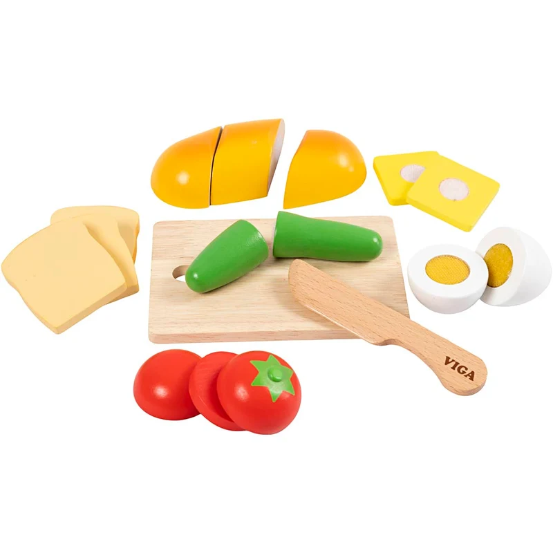 VIGA Frukostset, mixade färger, 1 set [HOB-907718]