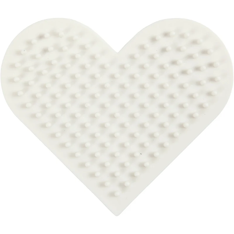 NABBI BioBeads Pärlplatta, liten hjärt, stl. 7x8,5 cm, medium, 1 st. [HOB-906785]