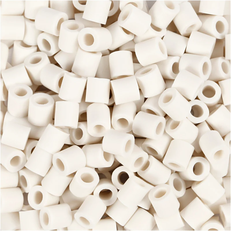 NABBI BioBeads, stl. 5x5 mm, Hålstl. 2.5 mm, medium, vit, 3000 st./ 1 förp. [HOB-906773]