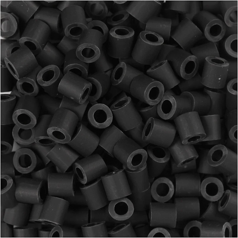 NABBI BioBeads, stl. 5x5 mm, Hålstl. 2.5 mm, medium, svart, 3000 st./ 1 förp. [HOB-906772]