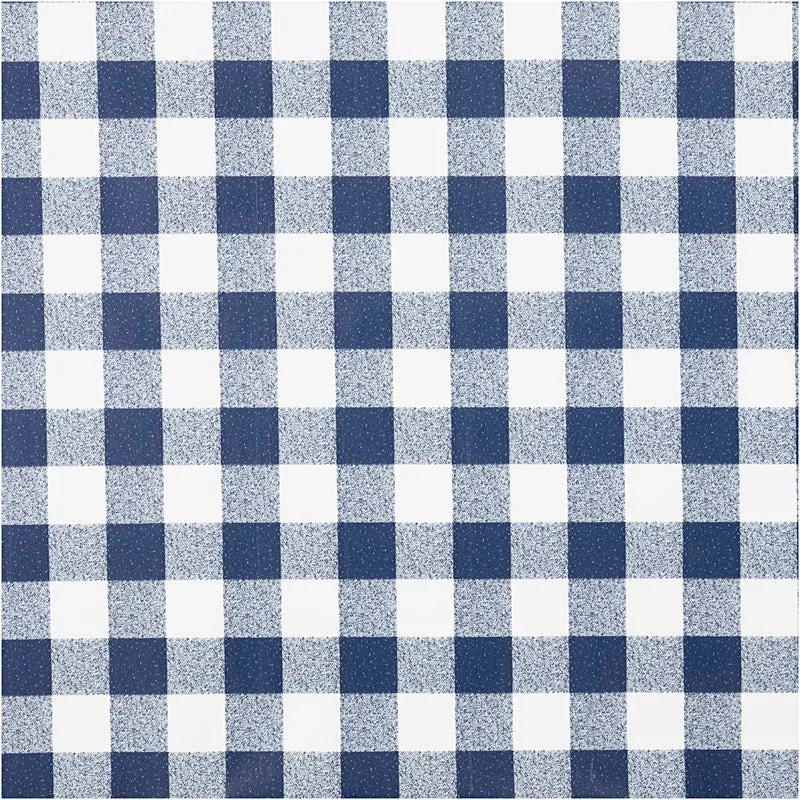 Vaxduk, rutig, B: 140 cm, blå, vit, 20 m/ 1 rl. [HOB-805590]