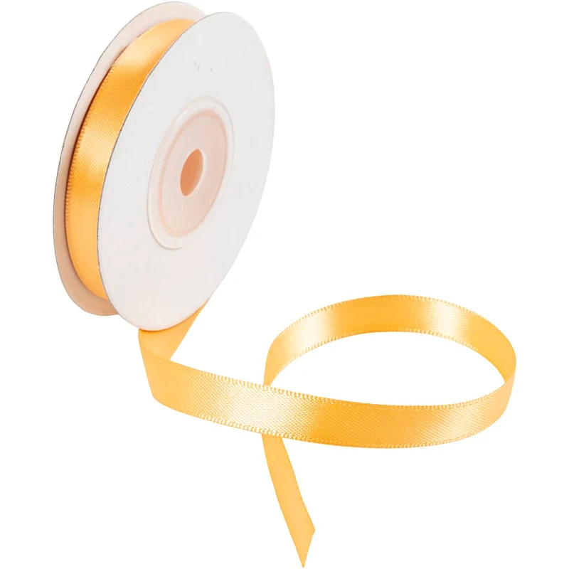 Satinband, B: 10, gul, 3x10 m/ 1 rl. [HOB-780214]