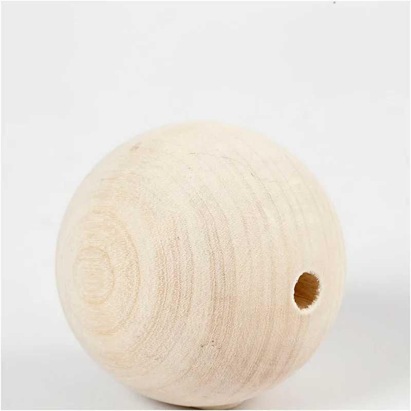 Träpärlor, Dia. 60 mm, Hålstl. 9 mm, 3 st./ 1 förp. [HOB-56680]