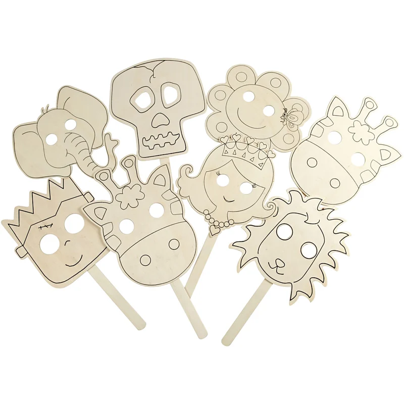 Masker, L: 35 cm, B: 22 cm, tjocklek 2 mm, 16 st./ 1 förp. [HOB-56402]