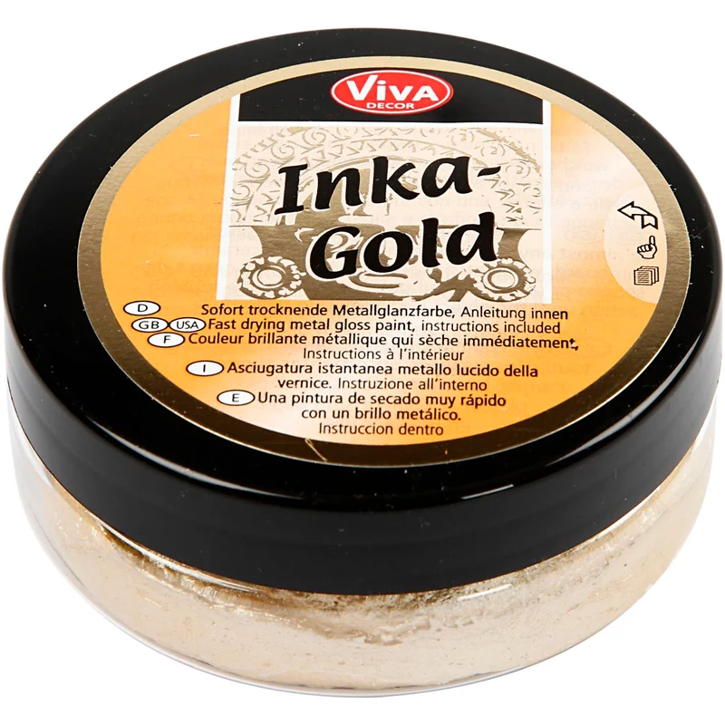 Inka Gold, ljusguld, 50 ml/ 1 burk [HOB-24225]