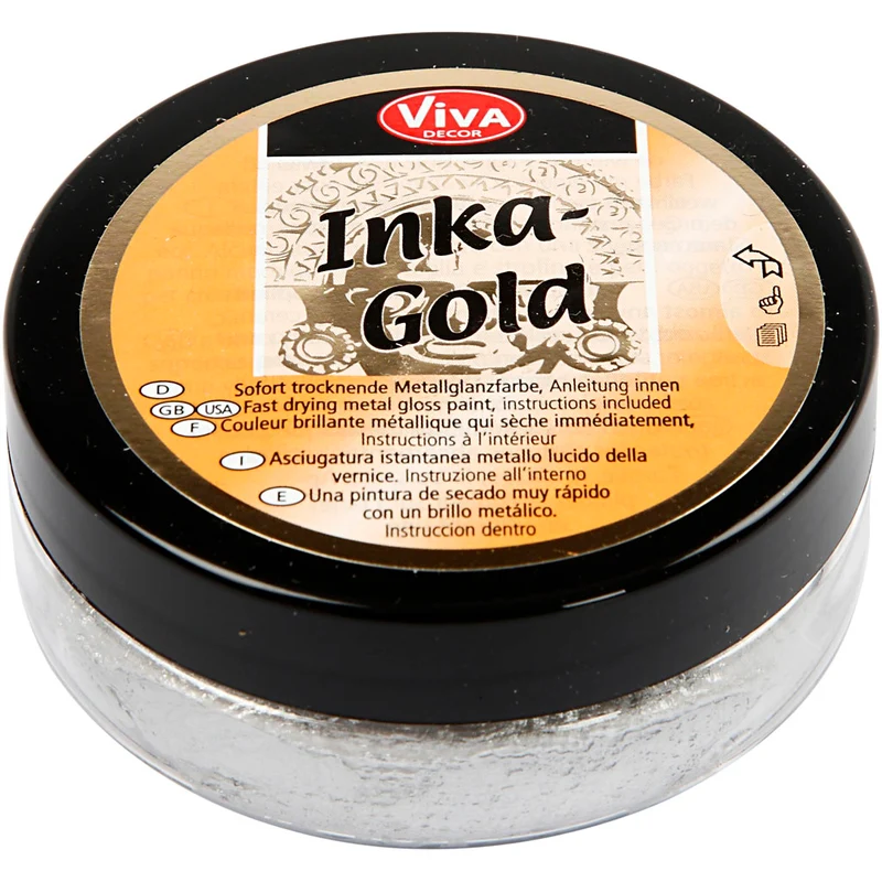 Inka Gold, silver, 50 ml/ 1 burk [HOB-24218]