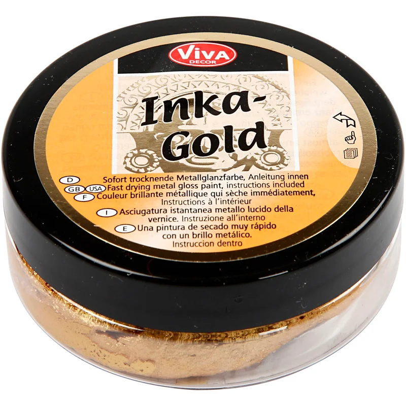 Inka Gold, guld, 50ml/ 1 burk [HOB-24217]