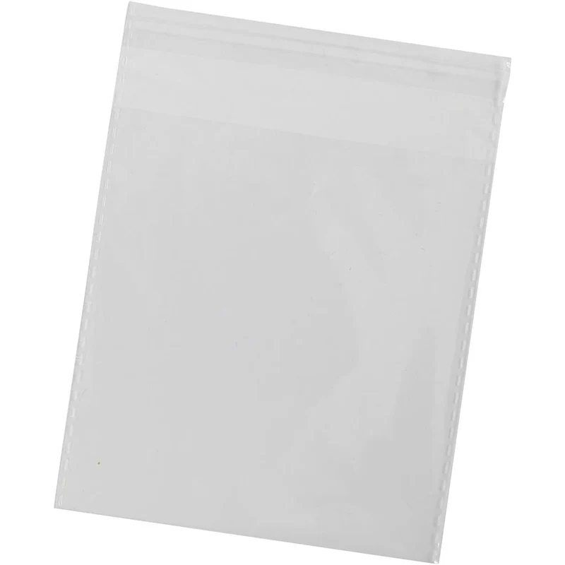 Cellofanpåsar, H: 11,3 cm, B: 11 cm, tjocklek 25 my, 200 st./ 1 förp. [HOB-23992]