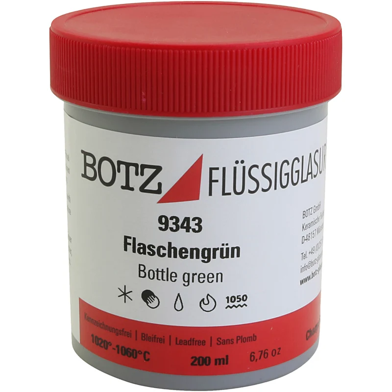 Glasyr till lera, grön, 200 ml/ 1 burk [HOB-675964]