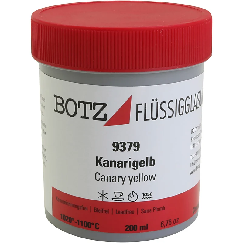 Glasyr till lera, gul, 200 ml/ 1 burk [HOB-675914]