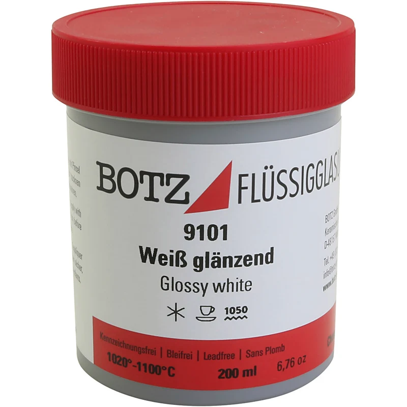 Glasyr till lera, vit, 200 ml/ 1 burk [HOB-675901]