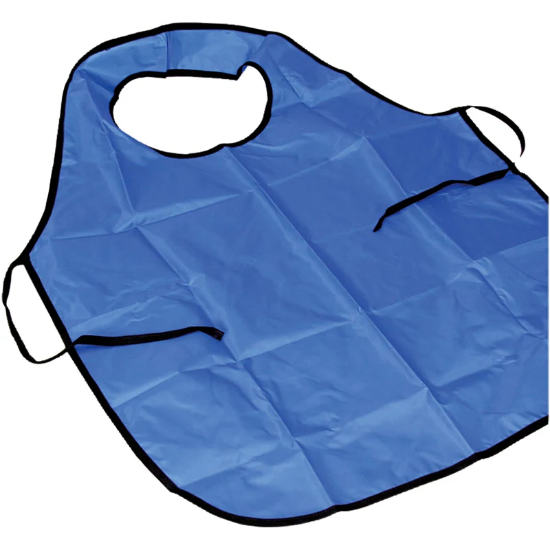Förkläde med krage, L: 100 cm, stl. M-XL cm, blå, 1 st. [HOB-671110]