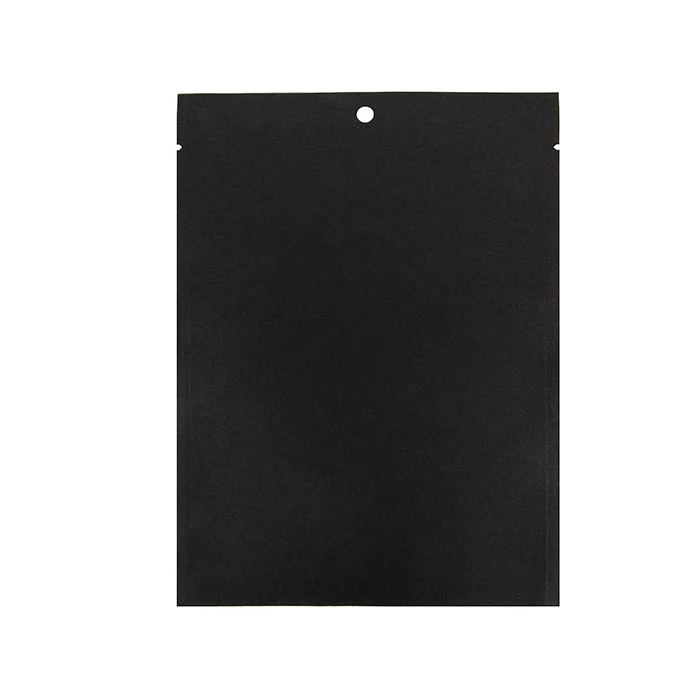 Kraftpåsar svarta ekofiendly 12,7x17,8 cm förslutningsbara (100 st) [KHS57BK]