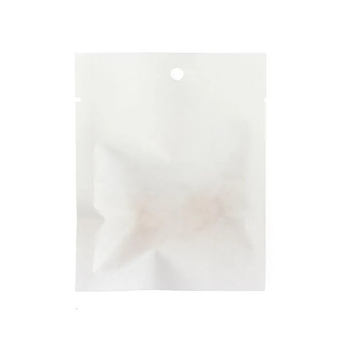 Kraftpåsar vita ekofiendly 7,6x10,2 cm förslutningsbara (100 st) [KHS34WK]