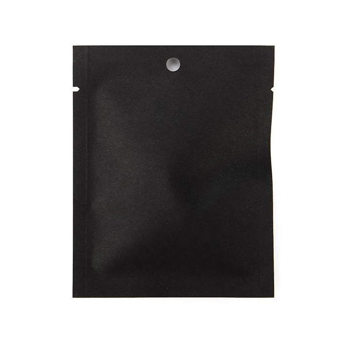 Kraftpåsar svarta ekofiendly 7,6x10,2 cm förslutningsbara (100 st) [KHS34BK]