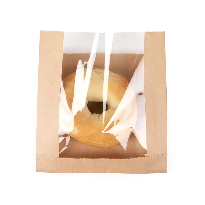 Kraftpåsar 15,9x2,9x16,5 cm med sidofals (100 st) [KBB8]