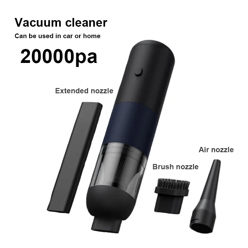 Xiaomi Youpin 3-in-1 Wireless Car Vacuum Cleaner – 120W Handheld Mini Portable, 12V, for Car & Home