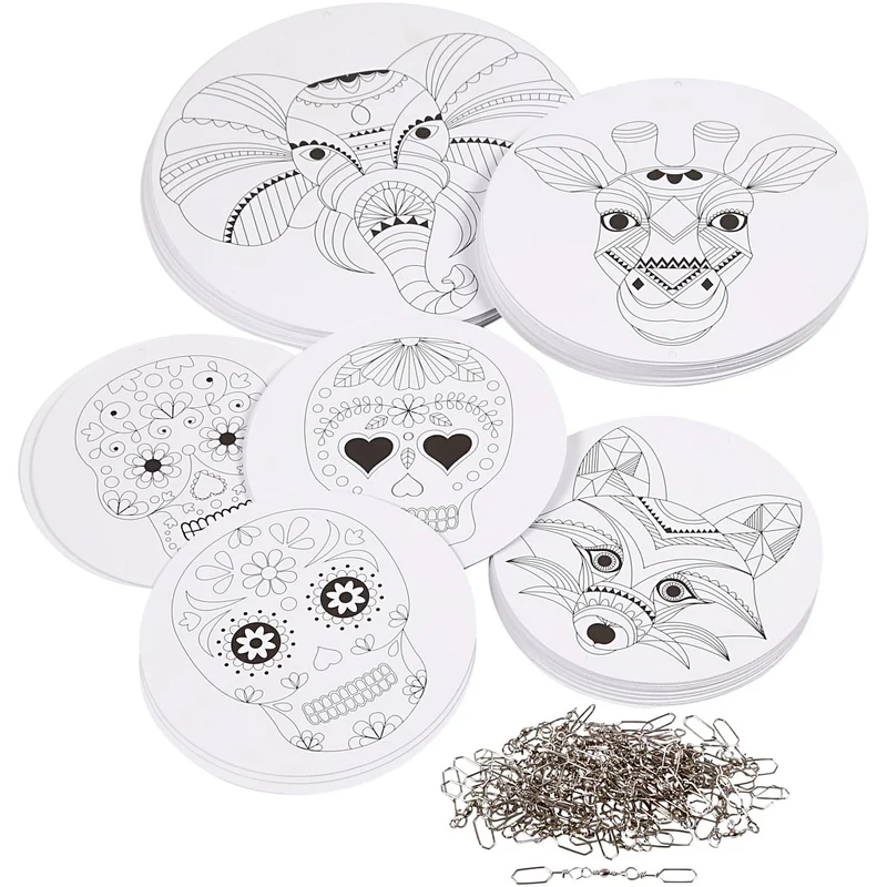 Mobil med motiv, Dia. 12+15+18 cm, 300 g, vit, 20 set/ 1 förp. [HOB-23634]
