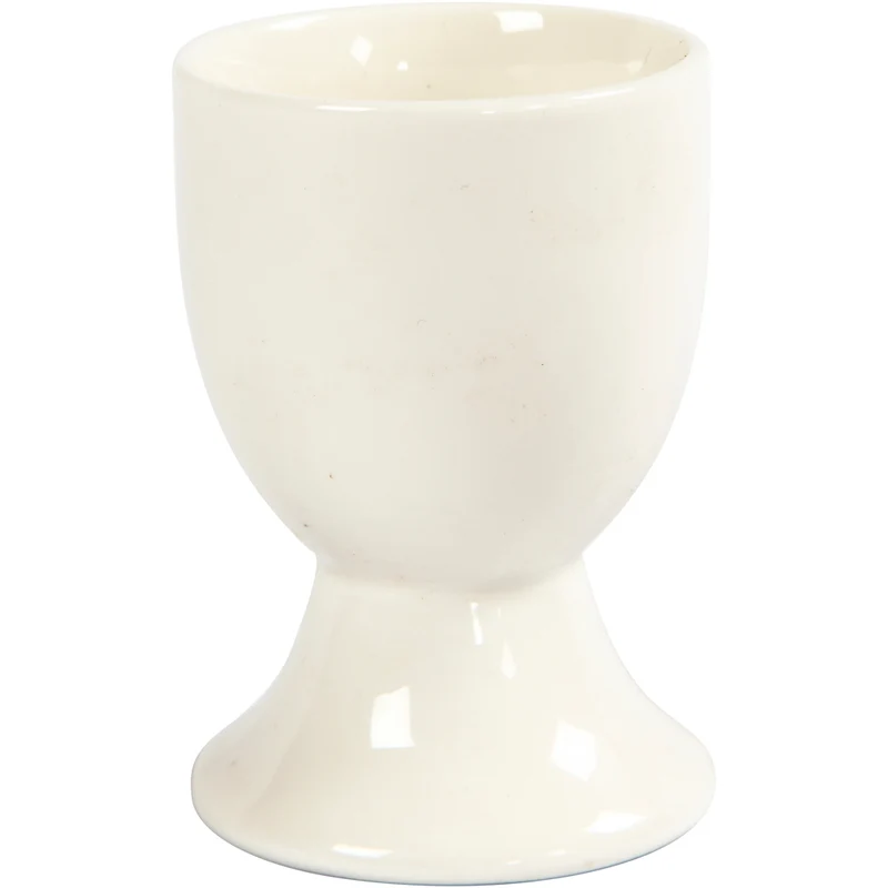 Äggkoppar, H: 6,5 cm, råvit, 12 st./ 1 förp. [HOB-556251]