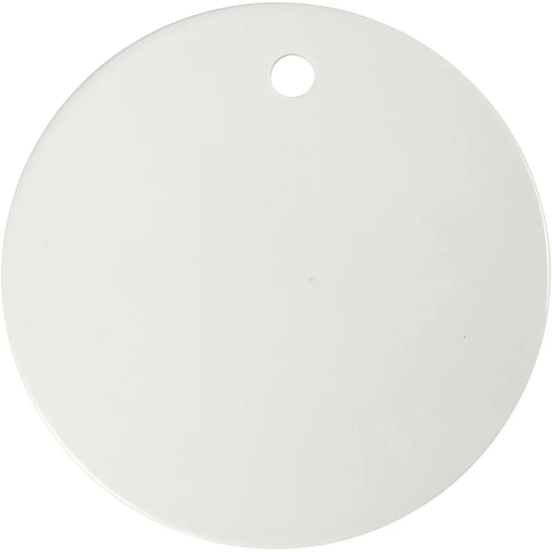 Platta, Dia. 15 cm, tjocklek 0,5 cm, vit, 1 st. [HOB-55511]