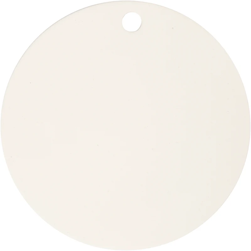 Platta, Dia. 15 cm, tjocklek 0,5 cm, vit, 1 st. [HOB-55501]