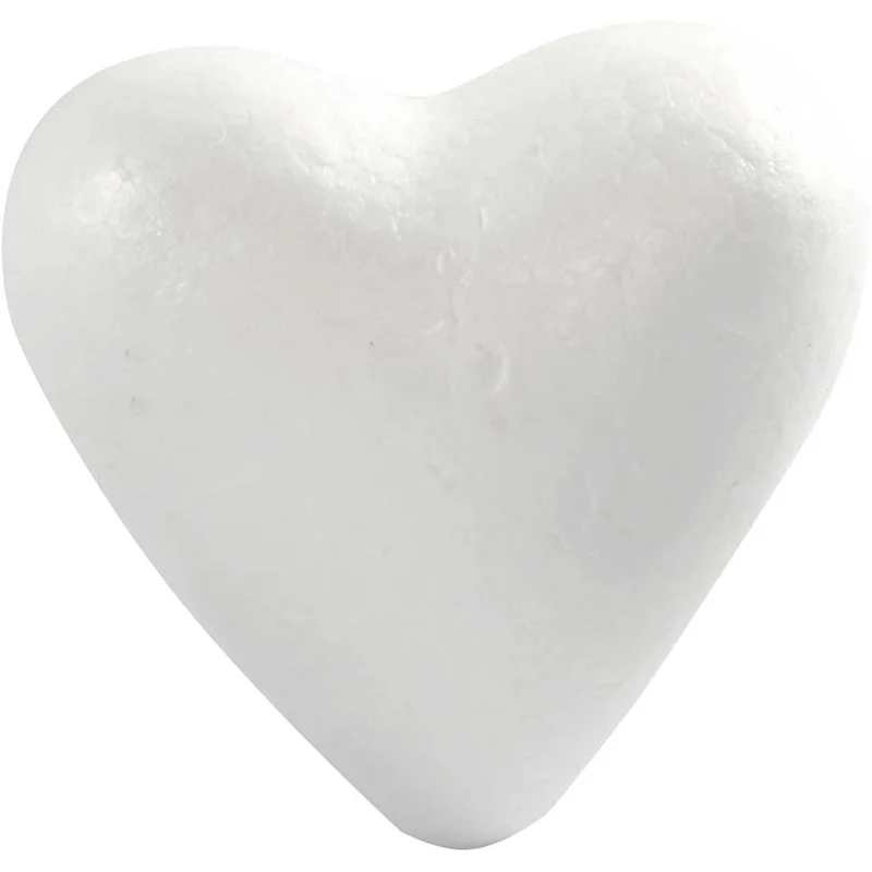 Hjärtan, H: 11 cm, D: 5 cm, B: 11,5 cm, vit, 25 st./ 1 förp. [HOB-54356]