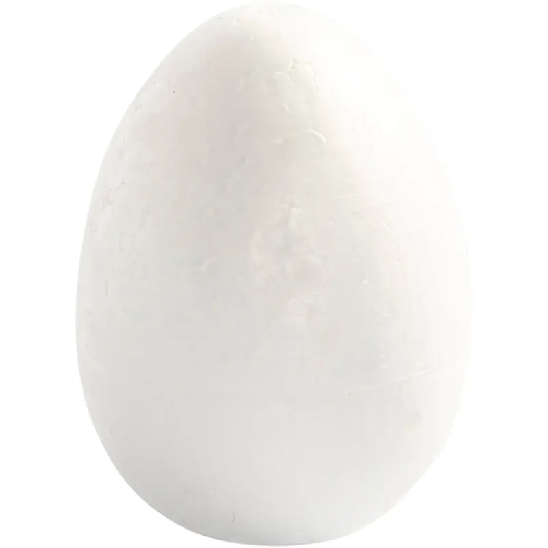 Ägg, H: 8 cm, vit, 5 st./ 1 förp. [HOB-543240]