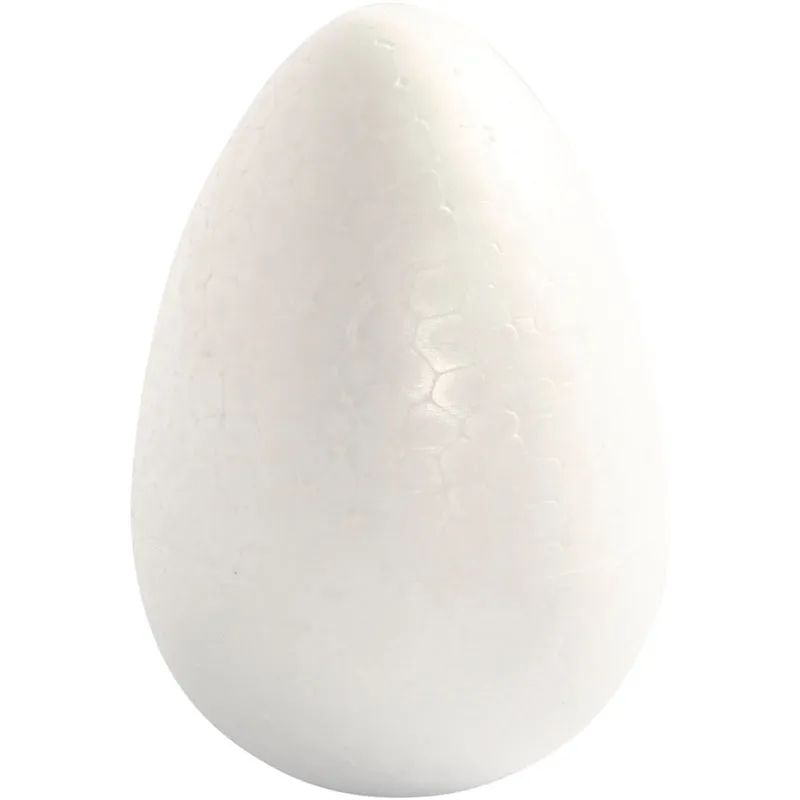 Ägg, H: 12 cm, vit, 5 st./ 1 förp. [HOB-543231]