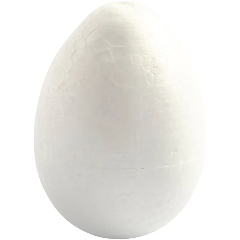 Ägg, H: 10 cm, vit, 5 st./ 1 förp. [HOB-543220]