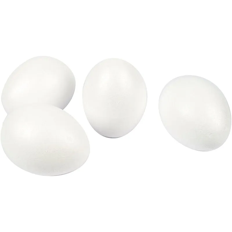 Ägg, H: 10 cm, vit, 25 st./ 1 förp. [HOB-54322]