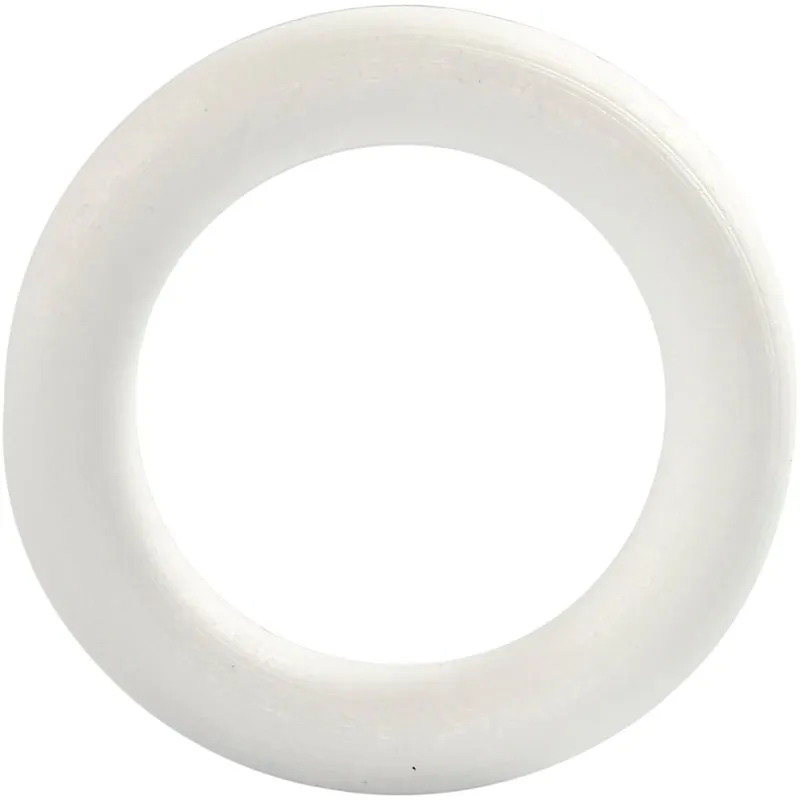 Ring, stl. 12 cm, tjocklek 20 mm, vit, 1 st. [HOB-54316]