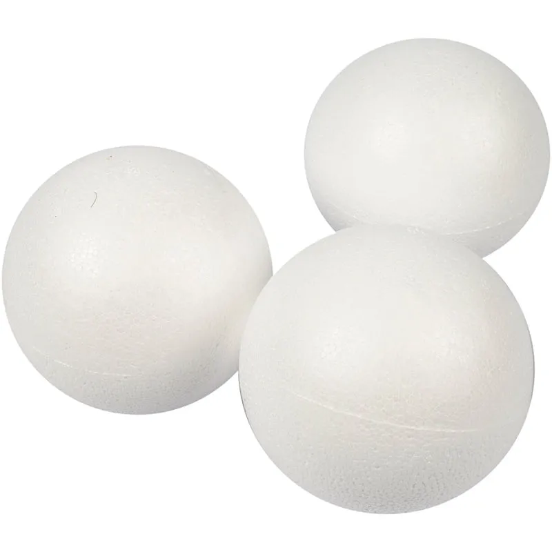 Kulor, Dia. 8 cm, vit, 25 st./ 1 förp. [HOB-54308]